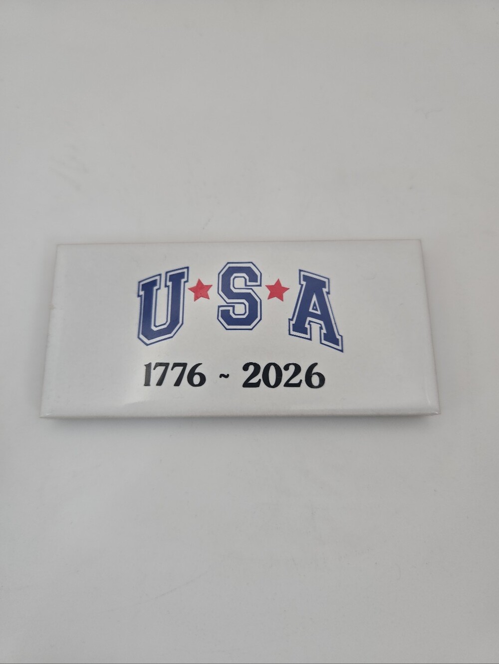 USA 250th Birthday Magnet 1776 2026 Handmade Patriotic Fridge Magnet